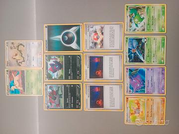 12 carte POKEMON Richiamo delle Leggende