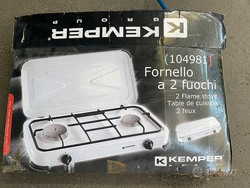 Cuciina da campeggio 2 fuochi