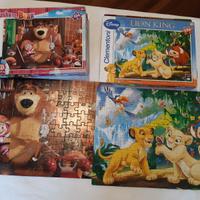 2 puzzle Masha&Orso e Il Re Leone