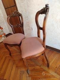 sedie barocco piemontese