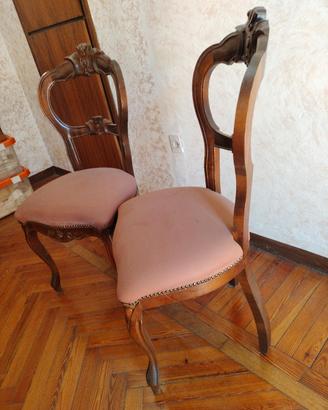 sedie barocco piemontese