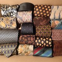 Cravatte Vintage seta anni 60 - 80