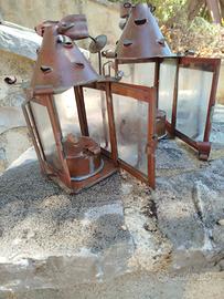lanterne in rame saldato a stagno 