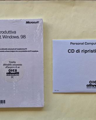 Guida Windows 98 + CD ripristino ICS Olivetti