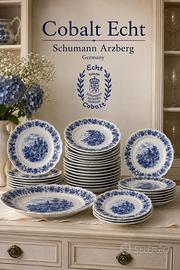 Set piatti vintage cobalt  Echt  Schumann Arzberg