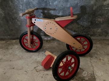 Bicicletta legno bambino