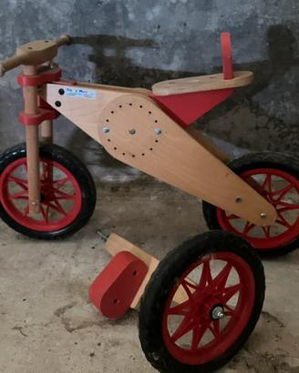 Bicicletta legno bambino