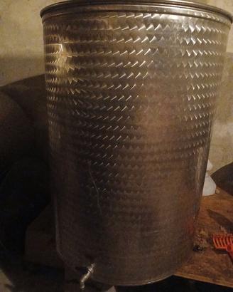 Contenitore acciao inox 400 litri