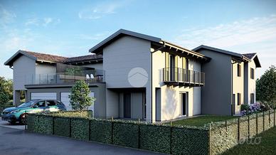 VILLA A SCHIERA D'ANGOLO A CORNELIANO D'ALBA