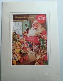 Stampa Coca Cola natalizia '60 vintage