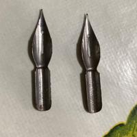 2 pennino penna stilografica per calamaio