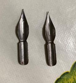 2 pennino penna stilografica per calamaio