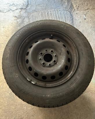 Cerchi in ferro+Gomme estive 155/80/13
