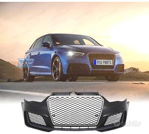 PARAURTI ANTERIORE AUDI A3 8V 12-16 LOOK RS3 PDC S