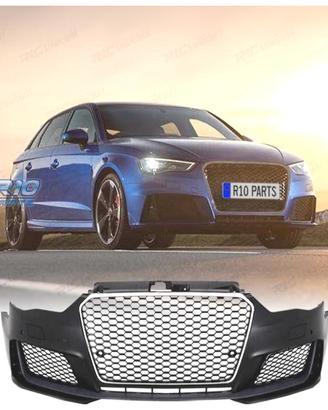 PARAURTI ANTERIORE AUDI A3 8V 12-16 LOOK RS3 PDC S