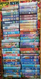 93 VHS videocassette di Walt Disney anni 80-90