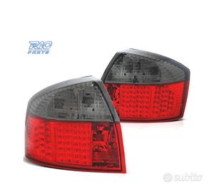 FANALI AUDI A4 B6 00-04 LED ROSSO AFFUMICATO