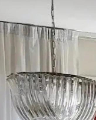 Lampadario Venini Mod. Triedri 