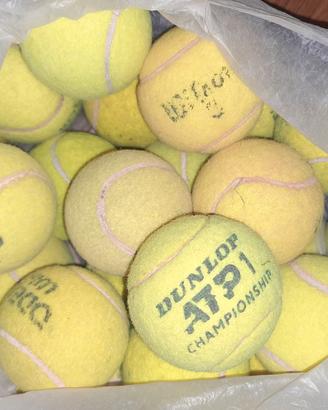 Palline tennis usate nr 50 per vari usi