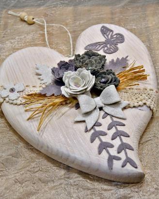 Cuore in legno 