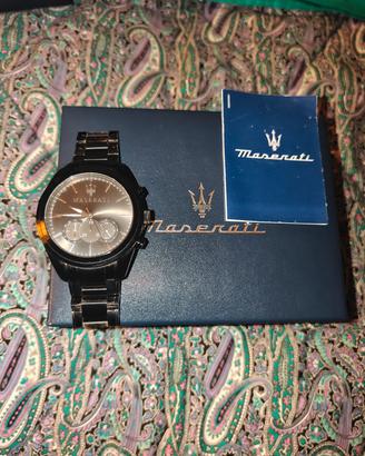 Orologio Maserati traguardo cronografo total black