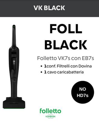 Folletto VK7 Limited Edition Black