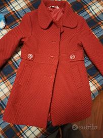 cappotto bambina rosso