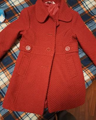 cappotto bambina rosso