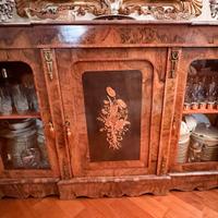 Credenza stile inglese in radica di noce