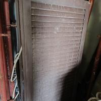 Finestra in ferro zincato - Tubo scarico materiale