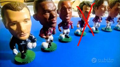 7 Statuine calciatori vintage AC Milan stellare