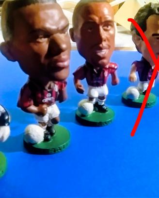 6 Statuine calciatori vintage AC Milan stellare