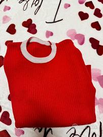 Maglioncino ROSSO Donna Taglia L