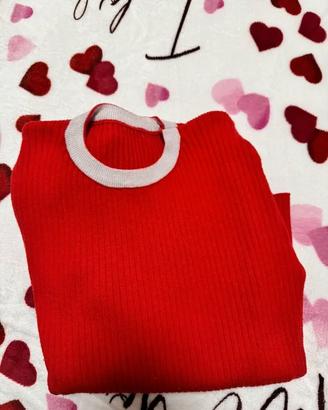 Maglioncino ROSSO Donna Taglia L