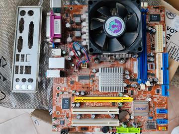 Blocco Retro PC Foxconn AM2 + Athlon 64 3800+