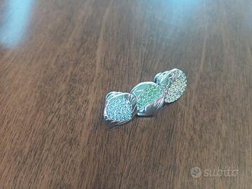 spillette a bottone Swarovski 