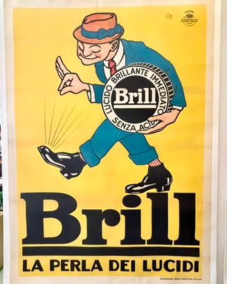 Manifesto pubblicitario BRILL - Vintage