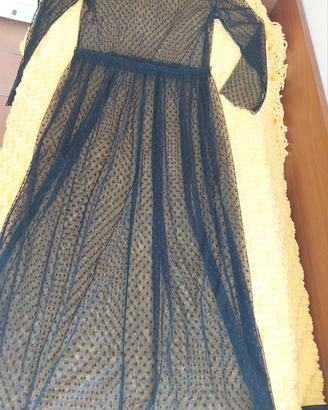 vestito lungo in tulle 