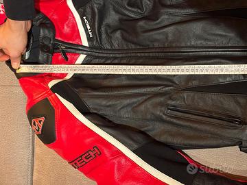 GIACCA DA MOTO IN PELLE MTECH TG 46
