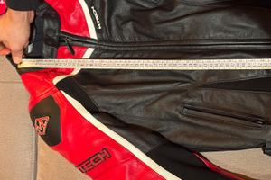 GIACCA DA MOTO IN PELLE MTECH TG 46