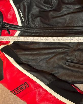 GIACCA DA MOTO IN PELLE MTECH TG 46
