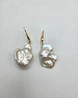 ORECCHINI ORO PERLE BAROCCHE