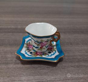 tazzina con piattino in miniatura 