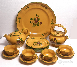 CANTAGALLI raro set VIETRESE 1936/40 ceramica 15pz