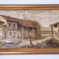 quadro di grosse dimensioni ,autore Carlo Cesana 