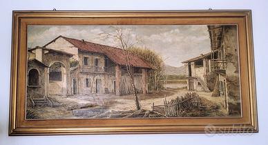quadro di grosse dimensioni ,autore Carlo Cesana 