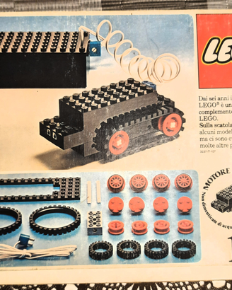 Lego 107 motor set originale 1976 perfetto