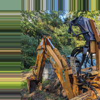 Retroescavatore per trattore