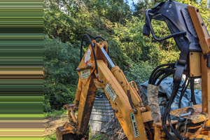 Retroescavatore per trattore