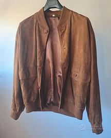 Giubbotto in pelle scamosciata Made in Italy